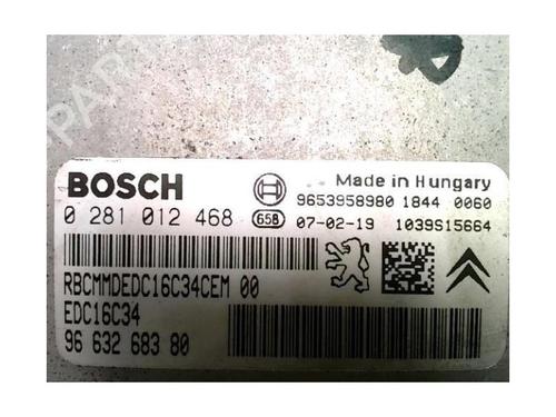 Engine control unit (ECU) CITROËN XSARA PICASSO (N68) 1.6 HDi | BP25416409M57