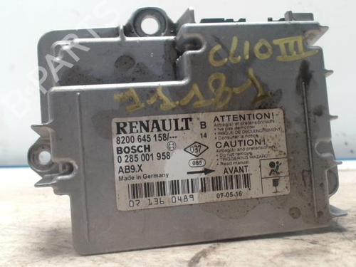 Used ECU airbags RENAULT CLIO III (BR0/1, CR0/1) 1.6 16V (BR05, BR0B, BR0Y, BR15, BR1J, BR1M, BR1Y, CR0B,... (112 hp) 31237899