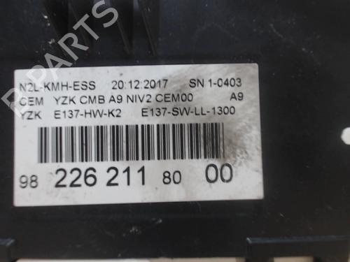 Used Instrument cluster PEUGEOT 208 I (CA_, CC_) 1.2 VTI 82 (82 hp) 25412713