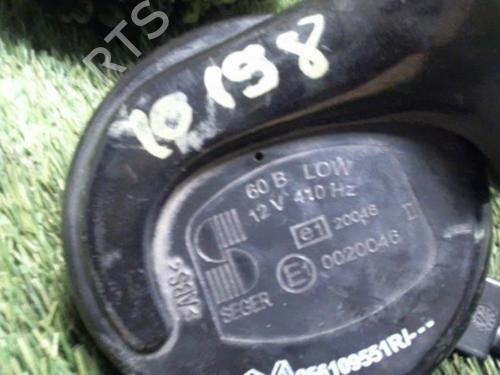Horn RENAULT MEGANE III Hatchback (BZ0/1_, B3_) 1.5 dCi (BZ09, BZ0D, BZ1W, BZ29, BZ14) | BP29200013E13