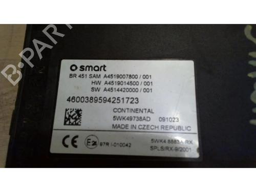 Fuse box SMART FORTWO Coupe (451) 0.8 CDi (451.301) | BP25383863E1 