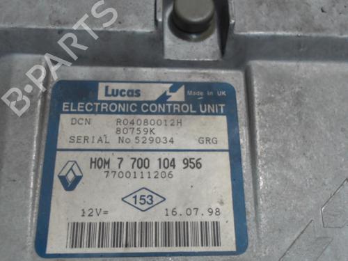 Used Engine control unit (ECU) Engine control unit (ECU) RENAULT KANGOO (KC0/1_) D 65 1.9 (KC0E, KC02, KC0J, KC0N) (64 hp) 31218561 31218561