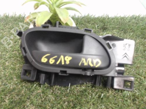 Used Rear right interior door handle PEUGEOT 208 I (CA_, CC_) 1.6 HDi / BlueHDi 75 (75 hp) 25394571