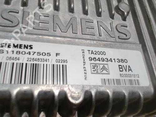 Engine control unit (ECU) PEUGEOT 307 (3A/C) 1.6 16V | BP28537381M57