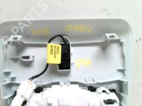 Interior roof light PEUGEOT 208 I (CA_, CC_) 1.2 VTI 82 | BP28358104I8