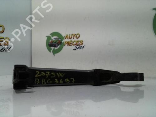 Used Rear left exterior door handle PEUGEOT 207 SW (WK_) 1.6 HDi (92 hp) 25400415