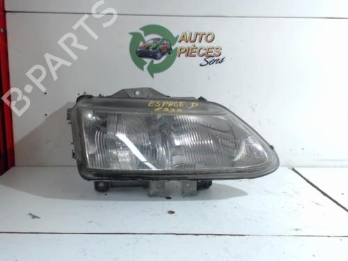 Used Right headlight RENAULT ESPACE III (JE0_) 2.2 12V TD (JE0E, JE0H, JE0P) (113 hp) 25398326