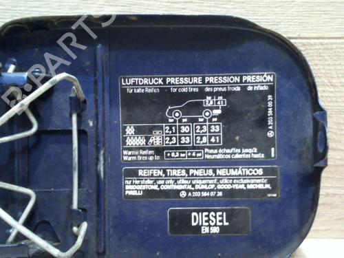 Used Fuel flap MERCEDES-BENZ C-CLASS (W203) C 200 CDI (203.004) (116 hp) 25383503