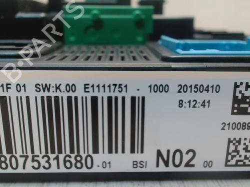 Fuse box PEUGEOT 208 I (CA_, CC_) 1.2 VTI 82 | BP31237269E1 