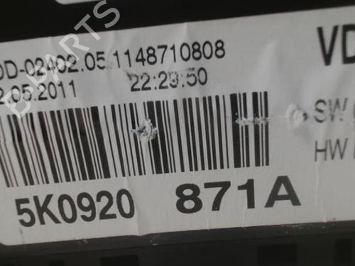 Instrument cluster VW GOLF VI (5K1) 1.6 TDI | BP27864414C47 