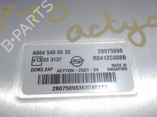 Used Control unit SSANGYONG ACTYON I 200 Xdi 4WD (141 hp) 25414542