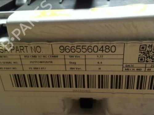 Instrument cluster CITROËN C5 III (RD_) 2.0 HDi (RDRHD8, RDRHDJ, RDRHR8, RDRHRJ) | BP29389460C47 