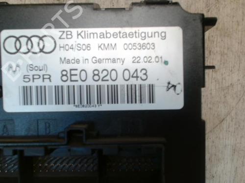 Climate control AUDI A4 B6 (8E2) 1.9 TDI | BP27602972I5 