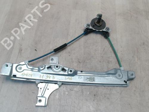 Rear left window mechanism PEUGEOT 208 I (CA_, CC_) 1.2 VTi 68 / PureTech 68 | BP27650774C24