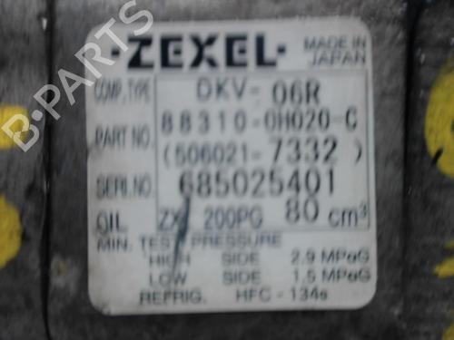 Used AC compressor PEUGEOT 107 (PM_, PN_) 1.4 HDi (54 hp) 25391528