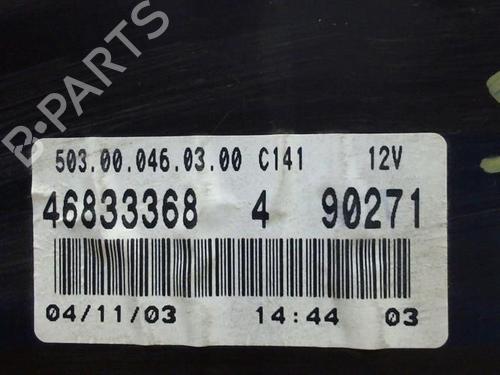 Instrument cluster FIAT PUNTO (188_) 1.2 60 (188.030, .050, .130, .150, .230, .250) | BP25410431C47