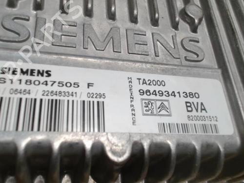 Engine control unit (ECU) PEUGEOT 307 (3A/C) 1.6 16V | BP28537381M57 