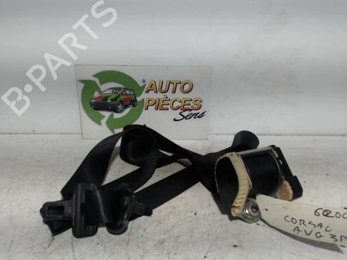 Used Front left seatbelt OPEL CORSA C (X01) 1.2 (F08, F68) (75 hp) 25398769