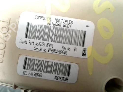 Fuse box TOYOTA COROLLA Verso (ZER_, ZZE12_, R1_) 2.2 D-4D (AUR10_, AUR10R) | BP25790794E1 