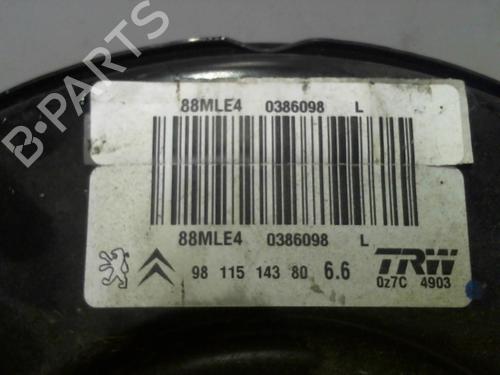 Used Servo brake PEUGEOT 208 I (CA_, CC_) 1.2 VTI 82 (82 hp) 31237232