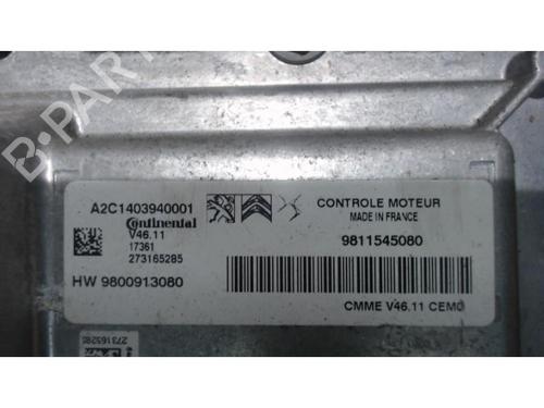 Engine control unit (ECU) PEUGEOT 208 I (CA_, CC_) 1.2 VTI 82 | BP25412757M57 