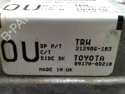 ECU airbags TOYOTA YARIS (_P9_) 1.4 D-4D (NLP90_, NLP90R) | BP31257381M53