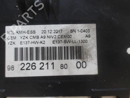 Instrument cluster PEUGEOT 208 I (CA_, CC_) 1.2 VTI 82 | BP25412713C47