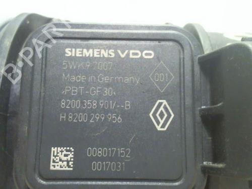 Mass air flow sensor RENAULT CLIO III (BR0/1, CR0/1) 1.5 dCi (C/BR0G, C/BR1G) | BP21801101M95 