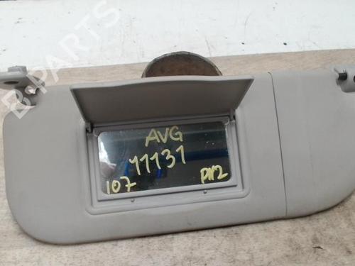 Used Left sun visor PEUGEOT 107 (PM_, PN_) 1.0 (68 hp) 28076559
