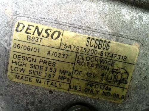 Compressor A/A FIAT PUNTO (188_) 1.2 60 (188.030, .050, .130, .150, .230, .250) | BP25606446M34 