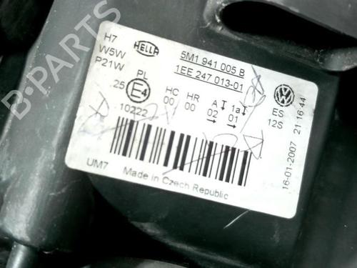 Left headlight VW GOLF PLUS V (5M1, 521) 2.0 TDI | BP25606449C28 