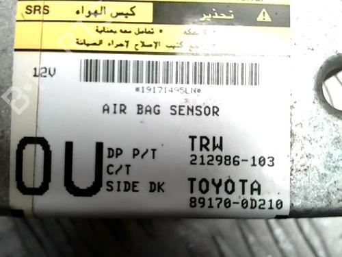 ECU airbags TOYOTA YARIS (_P9_) 1.4 D-4D (NLP90_, NLP90R) | BP31257381M53