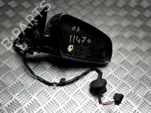 Used Right mirror AUDI A3 Sportback (8PA) 1.9 TDI (105 hp) 25990561