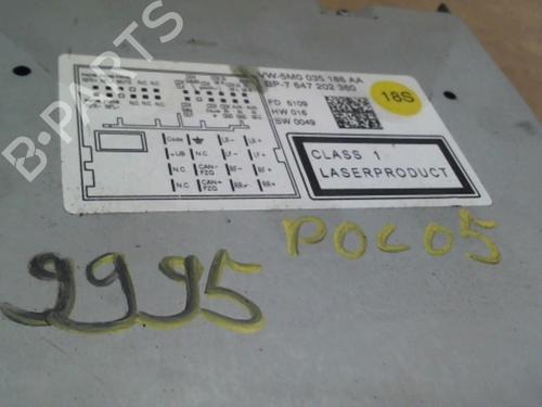 Used Radio VW POLO V (6R1, 6C1) 1.6 TDI (90 hp) 29221677