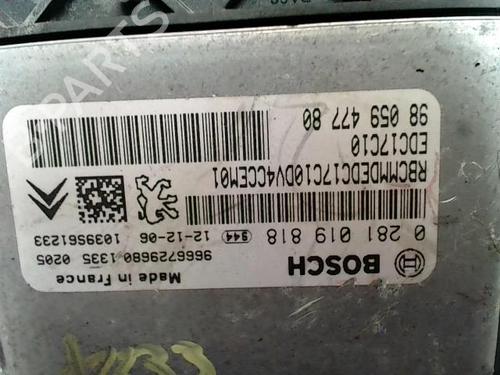 Control unit CITROËN C3 II (SC_) 1.4 HDi 70 (SC8HZC, SC8HR0, SC8HP4) | BP36116121M11 - Image 3