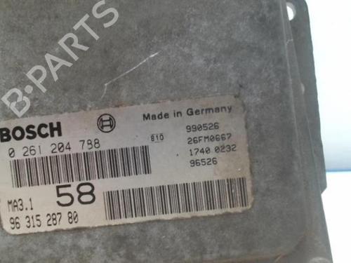Engine control unit (ECU) CITROËN SAXO (S0, S1) 1.1 X, SX | BP28182362M57 
