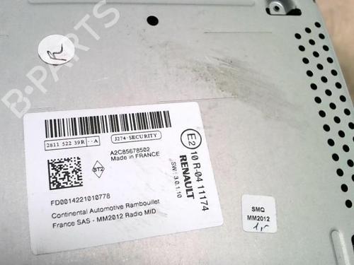 Used Radio RENAULT CLIO IV (BH_) 1.5 dCi 90 (90 hp) 30666579