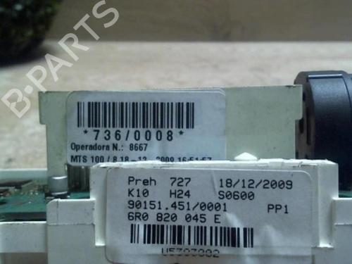 Climate control VW POLO V (6R1, 6C1) 1.6 TDI | BP29231114I5