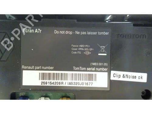 Display monitor RENAULT LAGUNA III Grandtour (KT0/1) 1.5 dCi (KT0A, KT0R, KT02) | BP25410817C48 