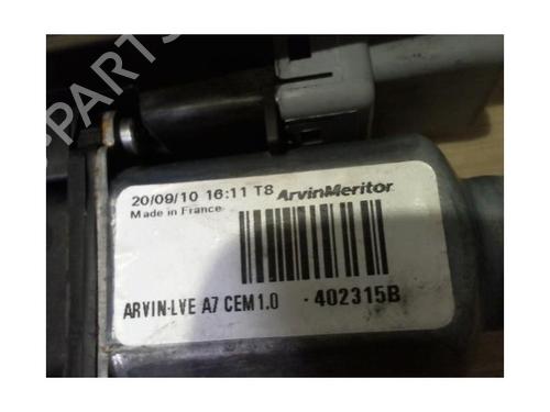Front left window mechanism PEUGEOT 207 (WA_, WC_) 1.6 HDi | BP25388559C22 