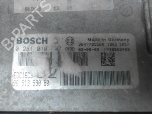 Engine control unit (ECU) PEUGEOT 206 Hatchback (2A/C) 1.4 HDi eco 70 | BP29399606M57