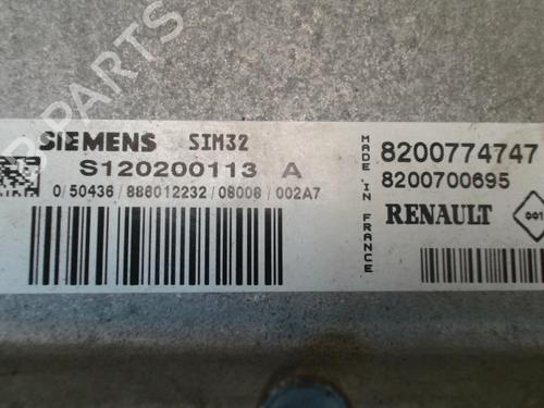 Engine control unit (ECU) RENAULT TWINGO II (CN0_) 1.2 16V (CN0K, CN0V, CN0A) | BP27560001M57