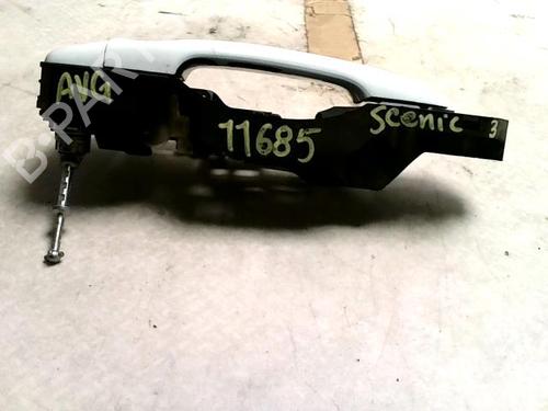 Used Front left exterior door handle RENAULT SCÉNIC III (JZ0/1_) 1.6 dCi (JZ00, JZ12) (130 hp) 25431199