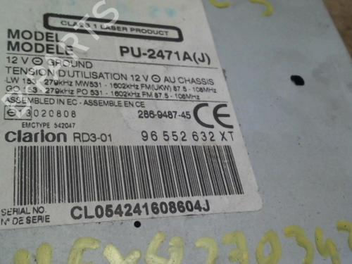 Radio CITROËN C3 I (FC_, FN_) 1.1 i (60 hp) 31235584