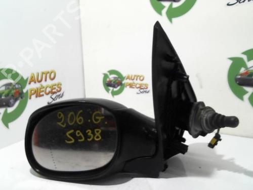 Used Left mirror PEUGEOT 206 Hatchback (2A/C) 1.4 HDi eco 70 (68 hp) 25400396