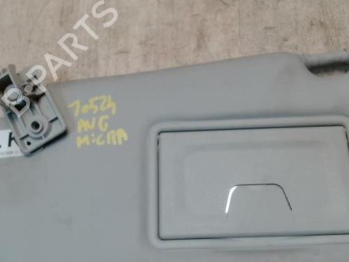 Left sun visor NISSAN MICRA III (K12) 1.2 16V | BP27628262I1 