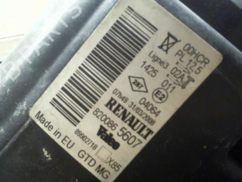 Used Left headlight RENAULT SCÉNIC II (JM0/1_) 1.9 dCi (JM0G, JM12, JM1G, JM2C) (120 hp) 31231558