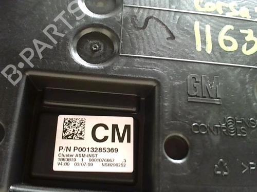 Used Instrument cluster OPEL CORSA D (S07) 1.3 CDTI (L08, L68) (75 hp) 25425219