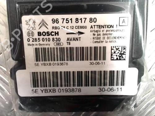 ECU airbags PEUGEOT 3008 I MPV (0U_) 1.6 HDi | BP25851240M53 
