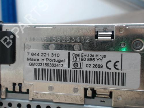 Sistema audio OPEL ASTRA H (A04) 1.4 (L48) (90 hp) 31218689